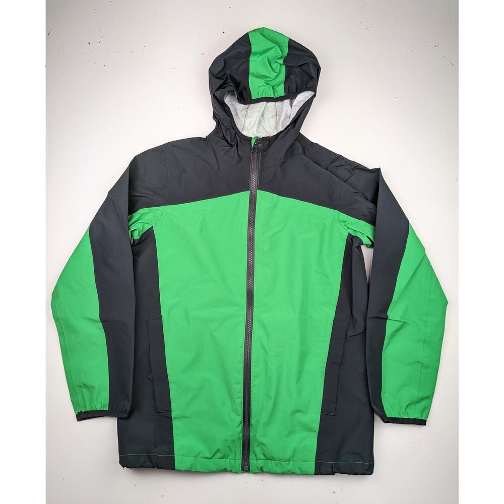 Land's End Green/Black Shell Jacket Medium (10-12)